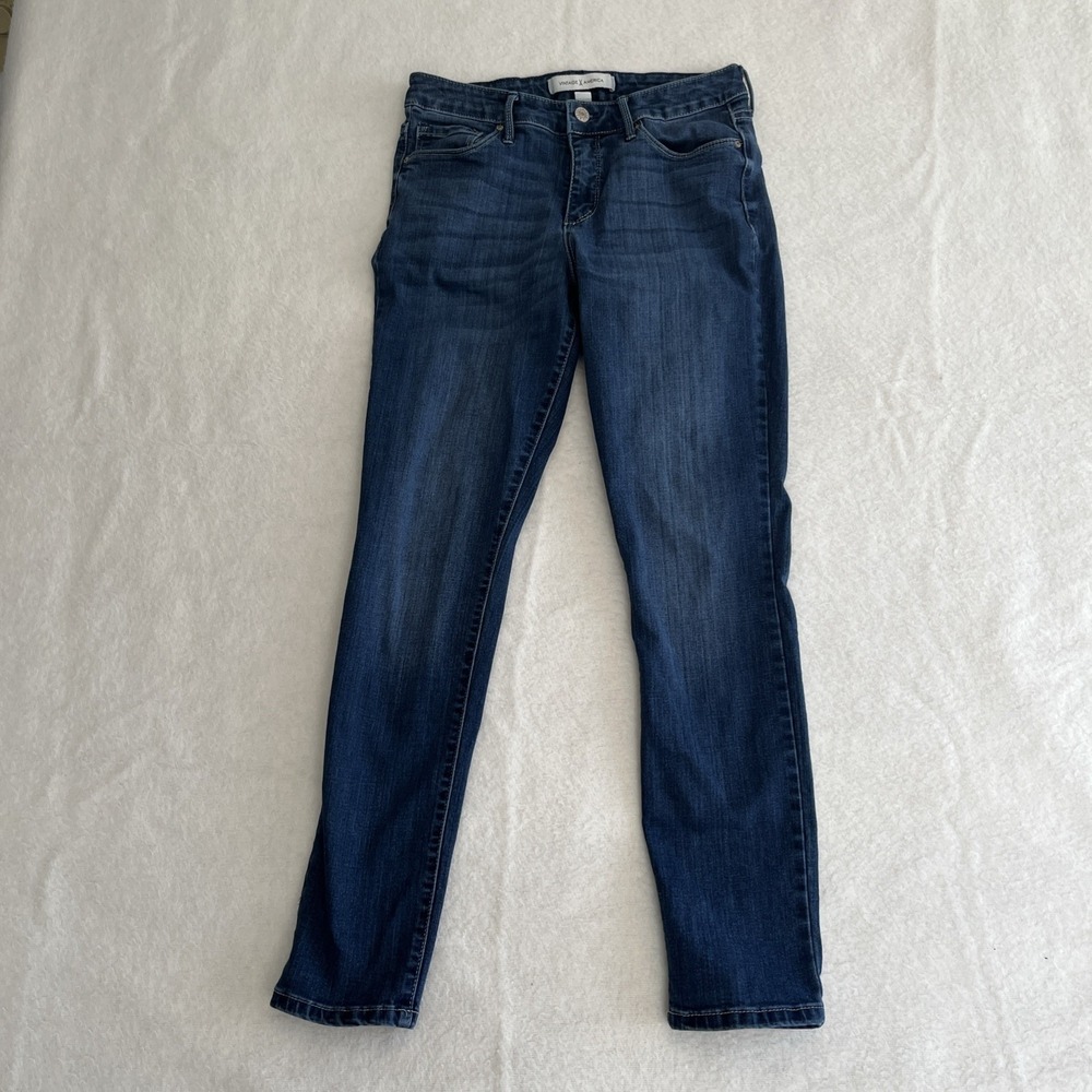 Vintage America Jeans Women's (Missy) 8/29 Blue Wonderland Skinny